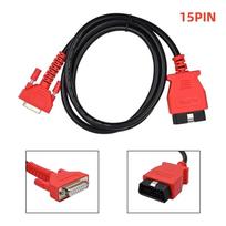 Black PVC Wire OBD2 Test Cable DB15 OBD Cord  For Autel MaxiSYS Pro MS906 MS908 MS905 MS808 15 pin black