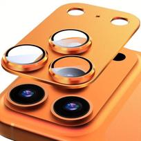 3/2/1 Pcs Matte Protective Film For iPhone 18 17 Pro Max 18 Pro Lens Full Coverage Ultra-Thin Camera Protector Drop Metal Frame 4 1Pcs 18 Pro oranžinė