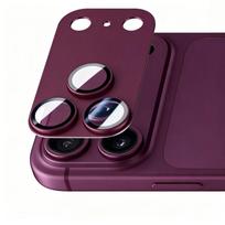 3/2/1 Pcs Matte Protective Film For iPhone 18 17 Pro Max 18 Pro Lens Full Coverage Ultra-Thin Camera Protector Drop Metal Frame 4 1Pcs 17 Pro vyno raudonos spalvos