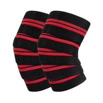 Knee Wraps for Squatting Knee Strap Bands for Crossfit Training Powerlifting Knee Support Deadlift Wraps Weightlifting Wholesale 1 red-II 2 pcs