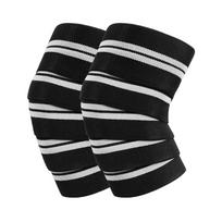 Knee Wraps for Squatting Knee Strap Bands for Crossfit Training Powerlifting Knee Support Deadlift Wraps Weightlifting Wholesale 1 white-II 2 pcs black