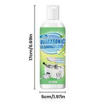 181ml Ultrasonic Jewelry Cleaner Solution Portable Cleaning Solution Gold Cleaner Liquid for Gold Ring Earring Eyeglass Watch