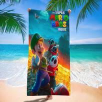 S-Super Marios Bros Microfiber Blanket Quick Drying Beach Towels Oversized Printing Super Absorbent Pool Towel Blanket 30x30cm