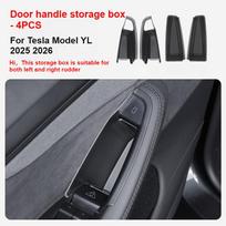 Skirta Tesla Model Y/3/3+ Model Y Juniper Automobilio Durų Laikymo Dėžutė Keturių Durų Vidinis Rankenėlė Visapusiška Laikymo Dėžutė Interjero Laikymas gray