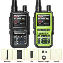 1/2PCS BAOFENG UV-5R Mini Walkie Talkie Dual PTT Wireless Bluetooth Programming Multi-Band Type-C Charge Long Range Ham Radio