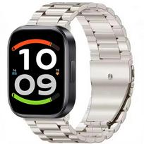 Replace Metal Strap for Redmi Watch 6 Active/Lite 6/5/4 Smartwatch Stainless Steel High-end Band for Xiaomi Band 10 Pro 9/8 Pro 3 Silver black white