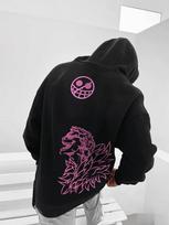 Oversized Anime One Piece Zoro Hoodie Jacket Men Women Streetwear Casual Pullover Sweatshirt Spring Autumn Y2k Long Sleeves Tops S juoda