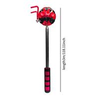 Retriever with Telescopic Mechanism, Suction Cup And Hook Made of Material for Effective Handling 3m black