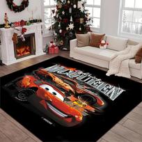 1PC Lightning McQueen Rug - home decoration Carpet For Living Room Bedroom Flooring Computer Chair Area Rug 40x60cm( 15x23in )