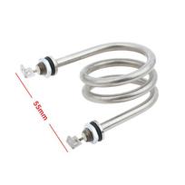 Electric Water Boiler Heating Tube 1pcs Stainless Steel Portable Liquid Heater for Outdoor Camping Use