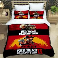 Red Dead Redemption 2 Bedding Sets exquisite supplies set print duvet cover bed comforter set bedding set luxury birthday gift EU Single 135x200cm