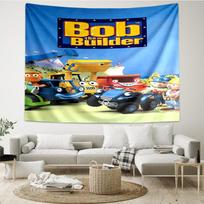 Bob-the-Builder Print Tapestry, Backdrop, Easy Setup, Ideal for Bedroom, Office & Living Room, with Aesthetic Wall Hanging Decor. 100cmx150cm