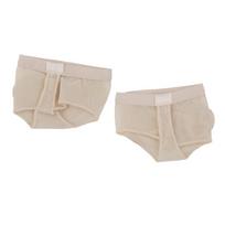 2pc Ballet Dance Foot Thong Toe Undies Forefoot Cushion S-XL S beige