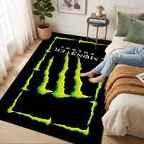 Monster Energy Drink Living Room Nonslip Area Rug Soft Carpet For Bedroom Game Playroom Sofa Office Home Decor Doormat Christmas Gift C9302490 40cmx60cm gray