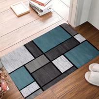 Geometric Pattern Entrance Welcome Mat Bathroom Anti-Slip Floor Mat Living Room Corridor Carpet Home Decoration 40X60CM