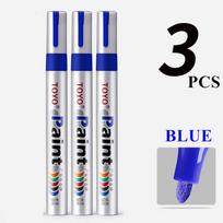 TOYO Paint Marker Pen Car Tyre Tire Tread CD Metal Permanent Waterproof Paint Marker White Pen Glass Marker Caneta Branca