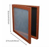 Attachable Jersey Display Case Flip Cover Shadow Box Clear View