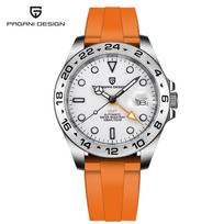 Pagani Design New Men's Diver GMT Automatic Mechanical Watch 42mm Sapphire 100m Waterproof Watch PD1682 Pearl DG5833GMT