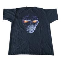 Vintage 1990s Starcraft Blizzard PC Game Promo Graphic T-shirt. 110 gray