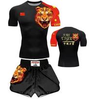 Kids Martial Arts Training Suit Muay Thai Boxing MMA Kickboxing Childrens Combat Uniform With Custom Print XS Recommended Height 145cm
