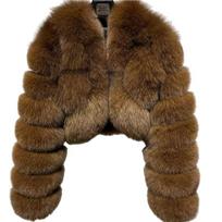 KOSY Warm Faux Fur Coats Women Short Overcoats Loose O Neck Long Sleeves Covered Button Straight Work Y2k Casual XXXL ruda
