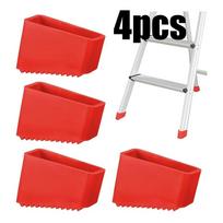 4Pcs Ladder Non-slip Feet Rubber Pads Foot Sleeve Furniture Mat Leg Chair Protectors Cover Accessories Safety Stability Durable