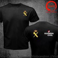 Spain Guardia Civil Espanola Emblem T Shirt Unisex Fashion Trendy Casual Clothing Stylish Tops Tee Shirt Leisure Tshirt S black