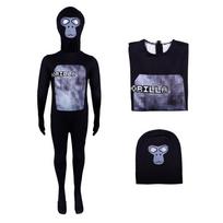 Cosplay Gorilla Tag Game cosplay one-piece tights lava gorilla stage performance suit 160 gray