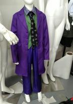 Cosplay Dark Knight Clown Heath Ledger Children's Cosplay Costume, Halloween Costume Children's Clown Costume children 140 purple
