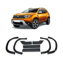 Dacia Duster door flares and protective strips from 2018 to 2023