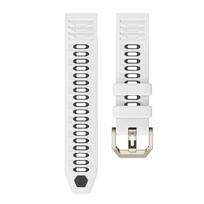22mm 26mm QuickFit Silicone Band for Garmin Fenix 8 7 6 5 5X 7X 8X Pro Solar Epix Descent G2 G1 Enduro 3 2 Soft Sport Wriststrap 22mm Quickfit