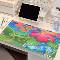 Mouse Pad PPokemon Bulbasaur Game Rubber Mini Pc Keyboard Pad Laptop Computer Speed Desk Mat Computer Gaming Lockedge Mousepad 30x80x0.2cm