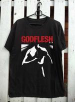 NAUJAS Godflesh - Pasaulis, apšviestas tik dub juoda spalva Visų dydžių OM553 Unisex Marškinėliai XL black