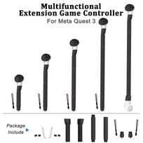 Extend Gamepad For Meta Quest 3S Grip Controllers Extensions Long Arms Beat Saber Golf Club Baseball For Quest 3 Accessories