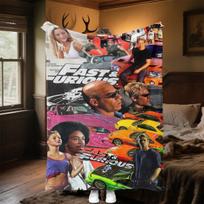 Fast & Furious: Street Racing Blanket Soft And Portable All Season Home Bed Sofa Blanket Office Travel Nap Break Warm Blanket 80cm x 120cm