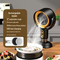 Desktop Smoke Extractor with Ion Deodorizer for BBQ & Hot Pot