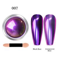 1jar Chameleon Chrome Nail Powder Color-Shift Mirror Effect Metallic Nail Powder Pigment Multi-Chrome Gel Polish Nail Decoration
