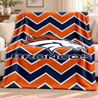 Denver Broncos blanket Flannel Blanket Soft Cozy Plush Throw for Sofa Bed Lightweight Home Decoration Outdoor camping 150cmx180cm