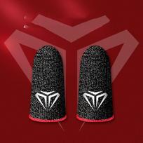 Mobile Games  Finger Sleeve Fingertip Gloves Gaming Finger Cover Thumb Gloves raudona