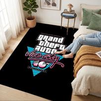 Gta Vice City Living Room Non-Slip Area Rug Soft Carpet for Bedroom Game Playroom Sofa Office Home Decor Doormat Christmas Gift C9211705 40cmx60cm gray