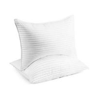 Beckham Hotel Collection Bed Pillows for Sleeping - Queen Size, Set Of 2 - Cooling, Luxury Gel Pillow for Back, Stomach Or Side Sleepers