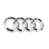 Automotive four ring badge ABS front grille badge rear luggage badge for new  A4 A6 A2 Q2 Q3 Q4 Q5 Q7 Q8 TT S3 S4 S5 S6 S7 A5 Rear 177mm