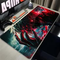 Mousepad Laptop Anime Extended Desktop Mat Computer Gamer Mouse Pad Tokyo Ghoul Kaneki Ken Pc Gaming Accessories Keyboard Pads 800x300x2mm