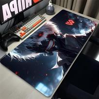 Mousepad Laptop Anime Extended Desktop Mat Computer Gamer Mouse Pad Tokyo Ghoul Kaneki Ken Pc Gaming Accessories Keyboard Pads 800x300x2mm