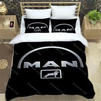 Man truck Retro Bedding Sets 3D printed Man truck duvet cover Pillowcase For adults children Single Double Queen Size EU Single 90x200cm