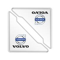Silikoniniai automobilio durelių kampų apsauginiai lipdukai nuo įbrėžimų, skirti Volvo Xc60 Xc90 V40 V60 S60 V50 V90 S80 C40 XC40 V70 XC70 white