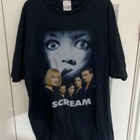 Scream Movie T-shirt, Scream Graphic Black Unisex Shirt S-5XL WA0777 XXXXL gray