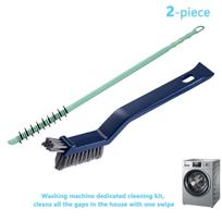 9-Piece Washing Machine Cleaning Brush Set, Dryer Vent Cleaner Kit, Front Load Washer Gasket Cleaner Brush, Crevice Gap Brush