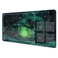 Magic The Gathering Dark Forest TCG Playmat Card Game Mouse Pad Waterproof NonSlip MTG Battlefield Desk Mat 800x300x2mm