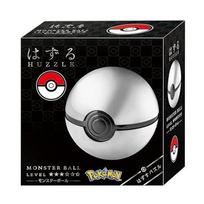 HANAYAMA Huzzle Pokemon Monster Ball, Metal Puzzle, Difficulty Level 3, Collectible Brain Teaser for Adults